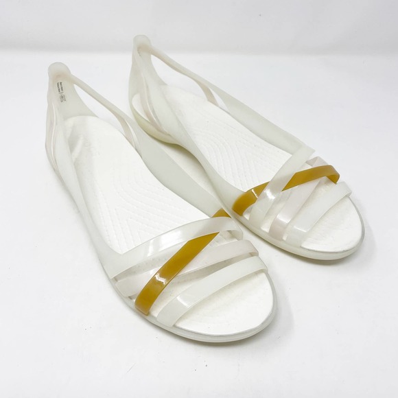 womens crocs isabella huarache ii flats